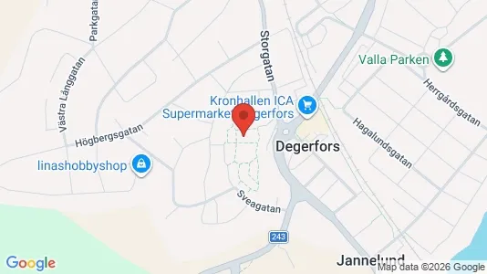 Apartments for rent i Degerfors - kort over placeringen