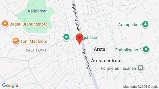 Apartments for rent i Uppsala - kort over placeringen