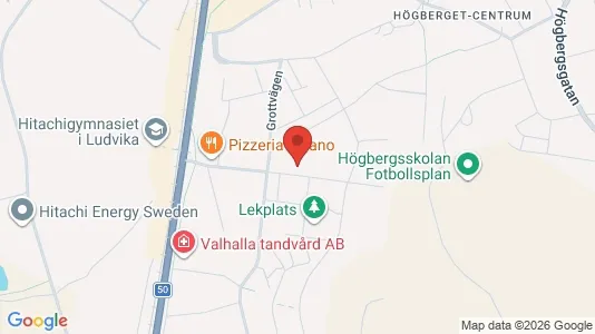 Apartments for rent i Ludvika - kort over placeringen