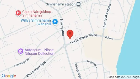 Apartments for rent i Simrishamn - kort over placeringen