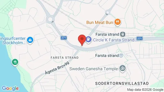 Apartments for rent i Stockholm South - kort over placeringen