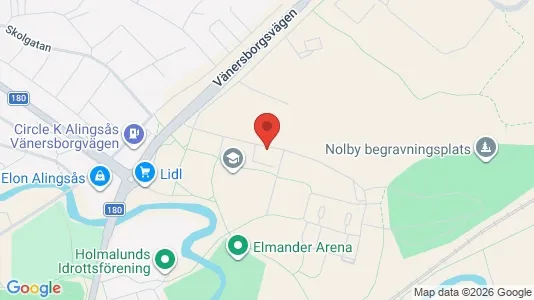 Apartments for rent i Alingsås - kort over placeringen