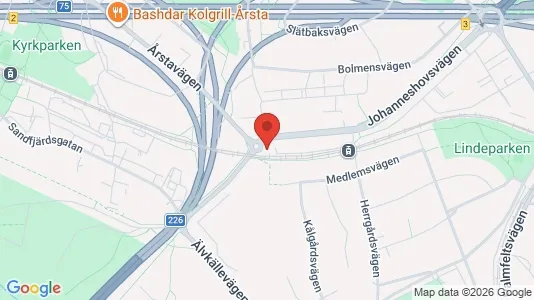 Apartments for rent i Hammarbyhamnen - kort over placeringen