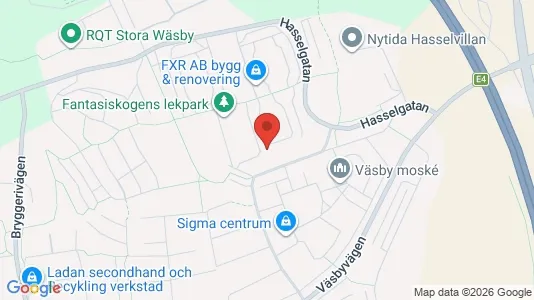 Apartments for rent i Upplands Väsby - kort over placeringen