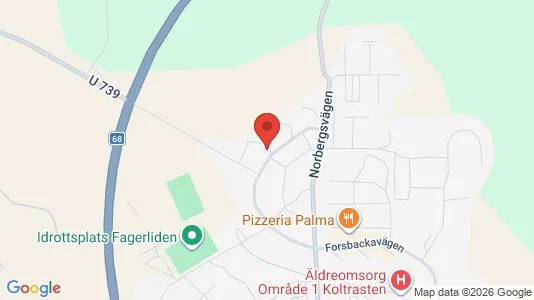 Apartments for rent i Fagersta - kort over placeringen