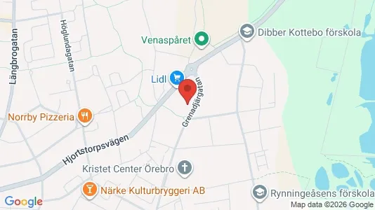 Apartments for rent i Örebro - kort over placeringen