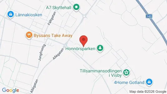 Apartments for rent i Gotland - kort over placeringen