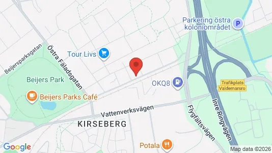 Apartments for rent i Kirseberg - kort over placeringen