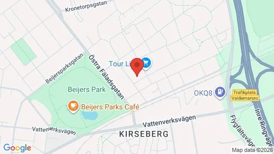 Apartments for rent i Malmö City - kort over placeringen