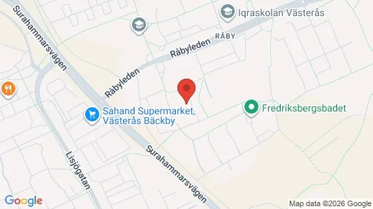 Apartments for rent i Västerås - kort over placeringen