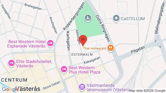 Apartments for rent i Västerås - kort over placeringen