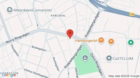 Apartments for rent i Västerås - kort over placeringen