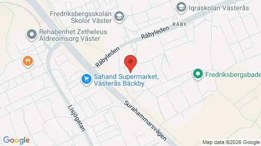 Apartments for rent i Västerås - kort over placeringen