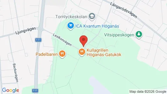 Apartments for rent i Höganäs - kort over placeringen