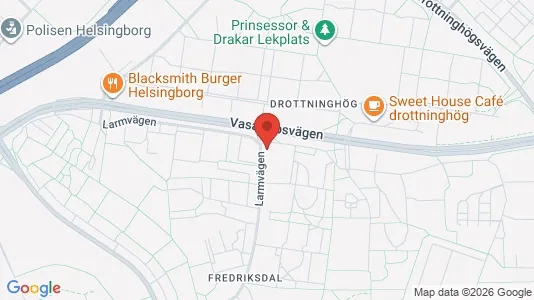 Apartments for rent i Helsingborg - kort over placeringen