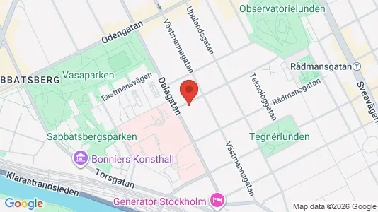 Apartments for rent i Vasastan - kort over placeringen