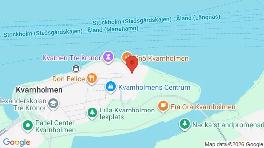 Apartments for rent i Nacka - kort over placeringen