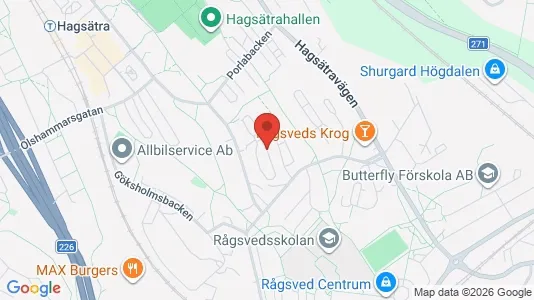 Apartments for rent i Stockholm South - kort over placeringen