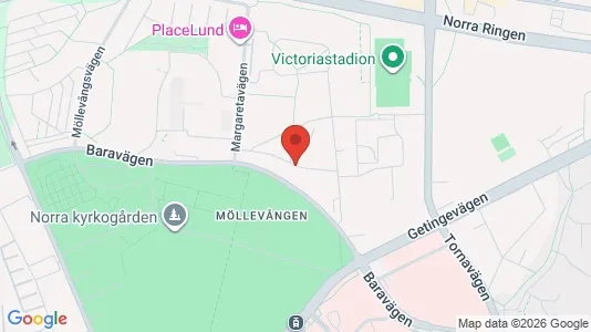 Apartments for rent i Lund - kort over placeringen