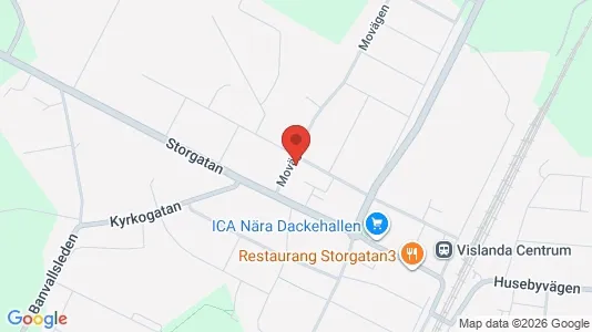 Apartments for rent i Alvesta - kort over placeringen