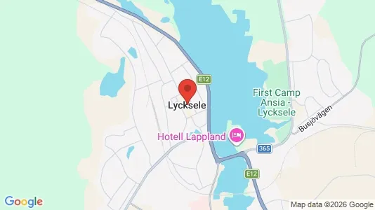 Apartments for rent i Lycksele - kort over placeringen