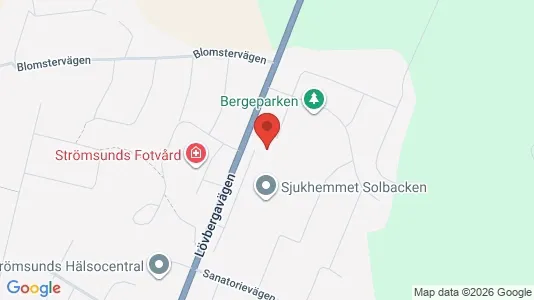 Apartments for rent i Strömsund - kort over placeringen