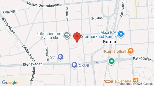 Apartments for rent i Kumla - kort over placeringen