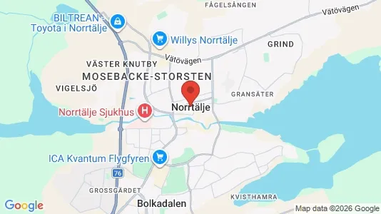 Apartments for rent i Norrtälje - kort over placeringen