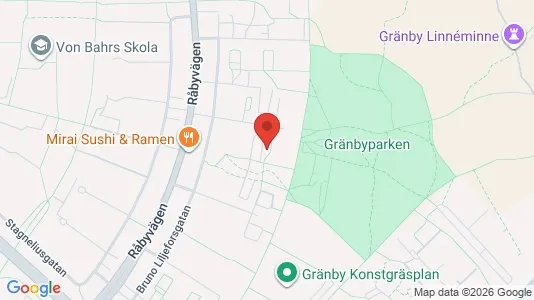 Apartments for rent i Uppsala - kort over placeringen