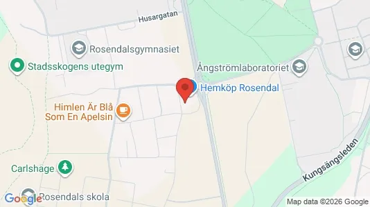 Rooms for rent i Uppsala - kort over placeringen