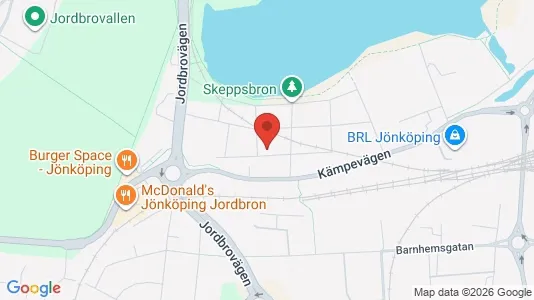 Apartments for rent i Jönköping - kort over placeringen