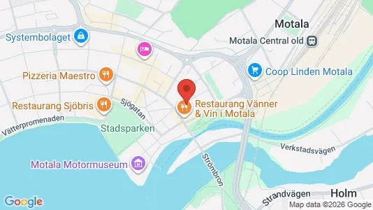 Apartments for rent i Motala - kort over placeringen