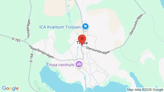 Apartments for rent i Trosa - kort over placeringen