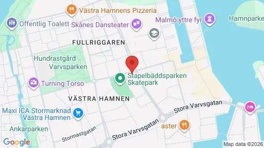 Apartments for rent i Malmö City - kort over placeringen