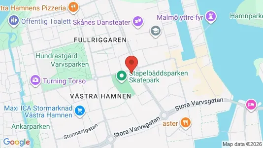 Apartments for rent i Malmö City - kort over placeringen