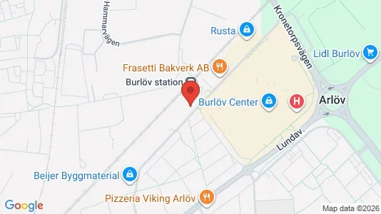 Apartments for rent i Burlöv - kort over placeringen