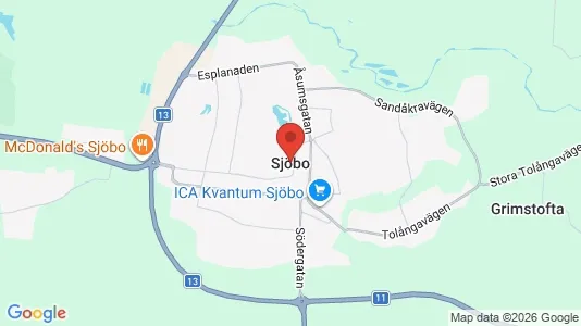 Apartments for rent i Sjöbo - kort over placeringen