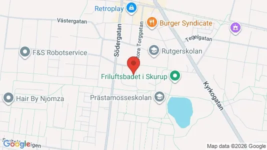 Apartments for rent i Skurup - kort over placeringen