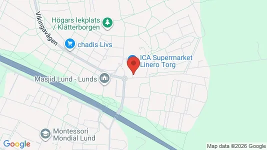 Apartments for rent i Lund - kort over placeringen