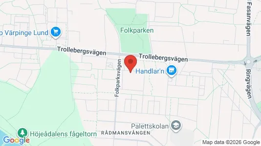 Apartments for rent i Lund - kort over placeringen