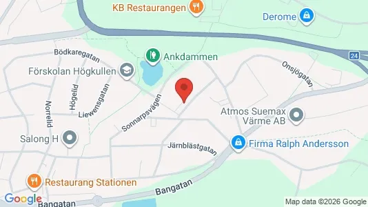 Apartments for rent i Örkelljunga - kort over placeringen