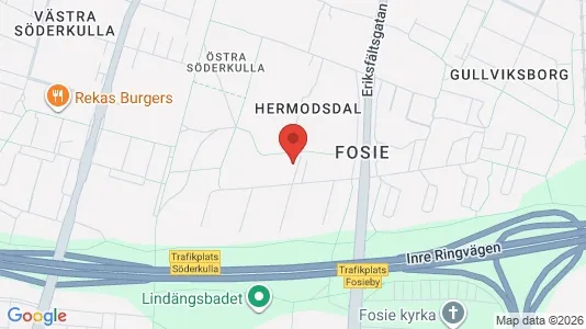 Apartments for rent i Fosie - kort over placeringen