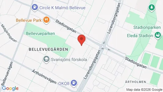 Apartments for rent i Malmö City - kort over placeringen