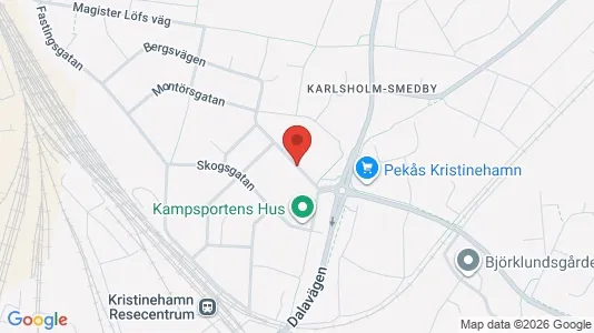 Apartments for rent i Kristinehamn - kort over placeringen