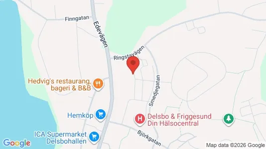 Apartments for rent i Hudiksvall - kort over placeringen