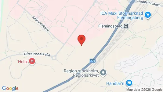 Apartments for rent i Huddinge - kort over placeringen