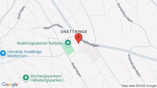 Apartments for rent i Huddinge - kort over placeringen