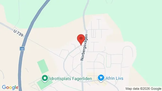 Apartments for rent i Fagersta - kort over placeringen