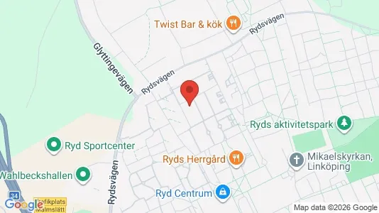 Apartments for rent i Linköping - kort over placeringen