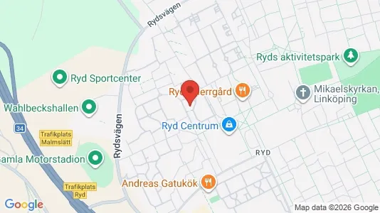 Apartments for rent i Linköping - kort over placeringen